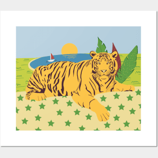 Great tiger Posters and Art